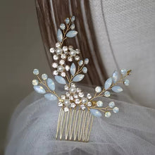 Load image into Gallery viewer, Opal Bridal Hair Comb
