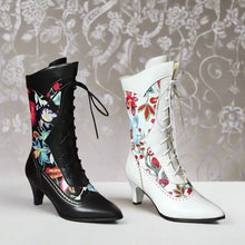 Load image into Gallery viewer, Floral Bridal Boots
