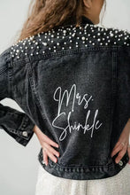 Load image into Gallery viewer, Personalised Denim Jacket - Black
