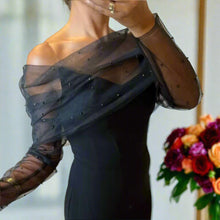 Load image into Gallery viewer, Black Pearl Bolero and Gloves/Sleeves
