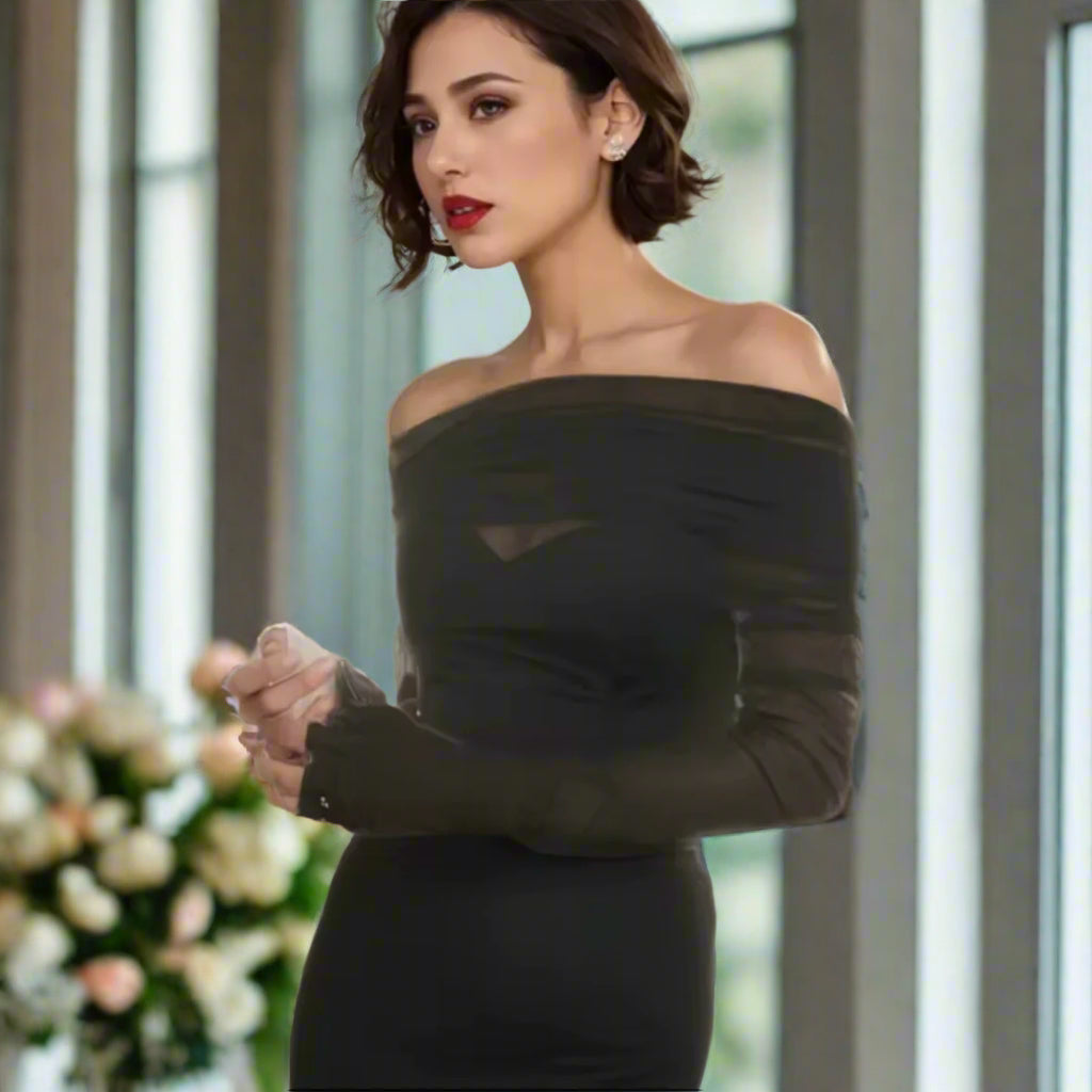 Black Bolero & Gloves / Sleeves