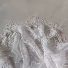 Load image into Gallery viewer, Off White Mantilla Cathedral Veil – Full Lace Long Length Bridal Veil
