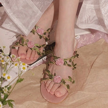 Load image into Gallery viewer, Vintage Rose - Sandals
