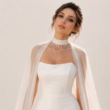 Load image into Gallery viewer, Luxury Beaded Bridal Cape
