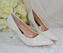 Load image into Gallery viewer, Princess Glitter Bridal Shoes | Pointed-Toe Stiletto Heels | 5 Colours
