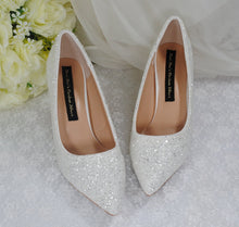 Load image into Gallery viewer, Princess Glitter Bridal Shoes | Pointed-Toe Stiletto Heels | 5 Colours
