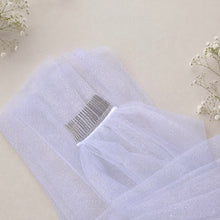 Load image into Gallery viewer, 2-Tier Glitter Veil | 100cm - 300cm | Ivory, White, Champagne
