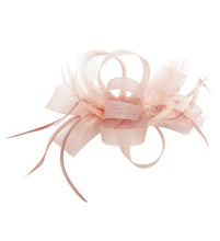 Load image into Gallery viewer, Loop Bow Fascinator with Feathers
