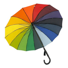 Load image into Gallery viewer, Rainbow Pagoda Umbrella – Colourful Wedding &amp; Occasion Umbrella
