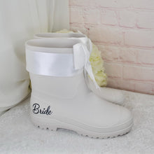 Load image into Gallery viewer, Bridal Wellies - UK4 - Ready to Dispatch
