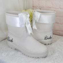 Load image into Gallery viewer, Bridal Wellies - UK4 - Ready to Dispatch
