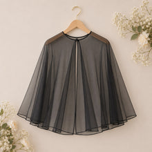 Load image into Gallery viewer, Elegant Bridal Cape, Wedding Dress Cover Up
