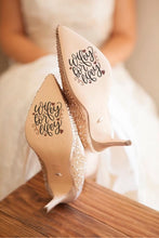 Load image into Gallery viewer, Wedding Shoe Decal - Personalise your Wedding Shoes
