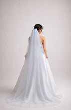 Load image into Gallery viewer, Plain Pastel Tulle Bridal Veil | Six Lengths | Custom Colours
