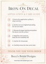 Load image into Gallery viewer, Personalised Wedding Shoe Iron-On Transfers – Custom Vinyl Decals for Canvas Bridal Trainers

