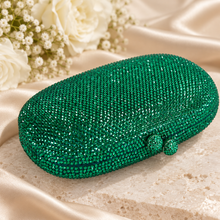 Load image into Gallery viewer, Crystal Clutch Bag – Handmade Luxury Evening Purse
