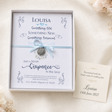 Load image into Gallery viewer, Personalised Wedding Keepsake - Sixpence
