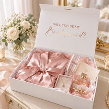 Load image into Gallery viewer, Personalised Bridesmaid Gift Box, Will You Be My Bridesmaid Proposal Box, Luxury Wedding Keepsake Box, Maid of Honour Gift
