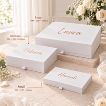 Load image into Gallery viewer, Personalised Bridesmaid Gift Box, Will You Be My Bridesmaid Proposal Box, Luxury Wedding Keepsake Box, Maid of Honour Gift
