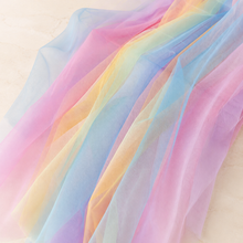Load image into Gallery viewer, Rainbow Wedding Veil | Unicorn Bright Bridal Veil with Comb

