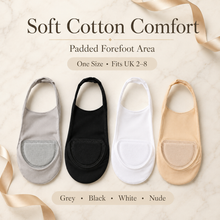 Load image into Gallery viewer, Women's Invisible Socks for Sling Back Shoes
