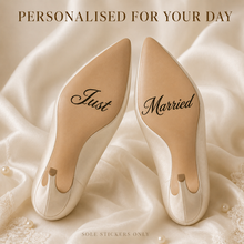 Load image into Gallery viewer, Wedding Shoe Decal - Personalise your Wedding Shoes
