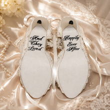 Load image into Gallery viewer, Wedding Shoe Decal - Personalise your Wedding Shoes

