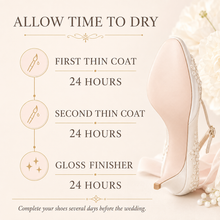Load image into Gallery viewer, DIY Wedding Shoe Sole Paint Kit – Custom Colour Bridal Shoes
