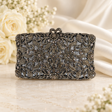 Load image into Gallery viewer, Luxury Swarovski Crystal Clutch Bag – Bridal &amp; Evening Bag

