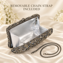 Load image into Gallery viewer, Luxury Swarovski Crystal Clutch Bag – Bridal &amp; Evening Bag
