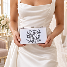 Load image into Gallery viewer, Personalised Bridal Clutch Bag – Wifey for Lifey Wedding Bag
