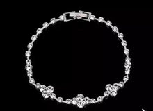 Load image into Gallery viewer, Bridal Jewelry Set: Teardrop Cubic Zirconia Necklace, Earrings &amp; Bracelet
