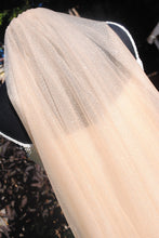 Load image into Gallery viewer, Single Tier Glitter Veil | 75cm - 300cm | Ivory, White, Champagne
