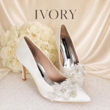 Load image into Gallery viewer, Colour Swatch Fabric Samples for Satin Shoes
