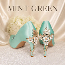 Load image into Gallery viewer, Colour Swatch Fabric Samples for Satin Shoes
