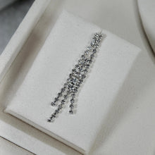 Load image into Gallery viewer, Bridal Jewelry Set: Teardrop Cubic Zirconia Necklace and Earrings
