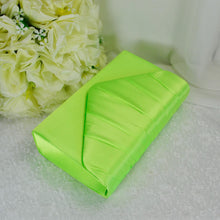 Load image into Gallery viewer, Handmade Lime Green Fascinator Hat and Satin Clutch Bag Set
