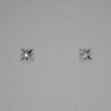 Load image into Gallery viewer, Celestial Star Stud Earrings: Bridal Jewelry, Bridal Stud Earrings, Crystal Bridal Earrings, Statement Earrings Cz

