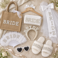 Load image into Gallery viewer, Luxury Bride-to-Be Gift Set – Personalised Bridal Shower &amp; Hen Party Accessories
