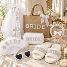 Load image into Gallery viewer, Luxury Bride-to-Be Gift Set – Personalised Bridal Shower &amp; Hen Party Accessories
