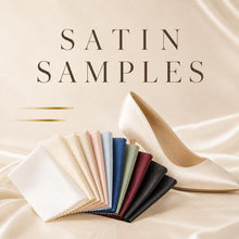 Load image into Gallery viewer, Colour Swatch Fabric Samples for Satin Shoes
