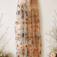 Load image into Gallery viewer, Autumn Meadow Embroidered Flower Bridal Cape
