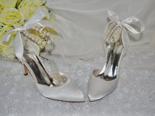 Load image into Gallery viewer, Simply Beautiful Satin Bridal / Bridesmaid Sandals - Custom Colours
