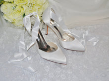 Load image into Gallery viewer, Simply Beautiful Satin Bridal / Bridesmaid Sandals - Custom Colours
