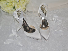 Load image into Gallery viewer, Simply Beautiful Satin Bridal / Bridesmaid Sandals - Custom Colours
