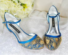 Load image into Gallery viewer, Jewel Tone Bridal Shoes Size UK7/US9
