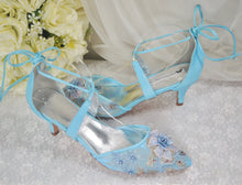 Load image into Gallery viewer, &#39;Something Blue&#39; Wedding Shoes- UK5/US7.5
