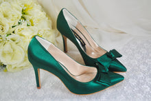 Load image into Gallery viewer, Bridal Wedding Shoes, bride wedding shoes, bridal shoes, wedding heals
