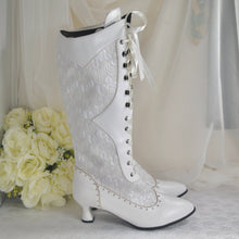 Load image into Gallery viewer, Beautiful &#39;Winter Wedding&#39; Bridal Boots
