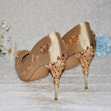 Load image into Gallery viewer, Simply Beautiful Filigree Bridal Shoes - Various Colours
